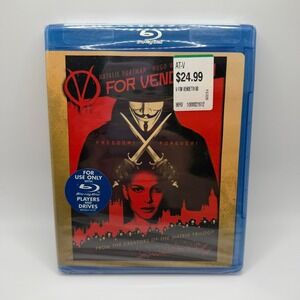 V for Vendetta Blu-ray Movie Natalie Portman Hugo Weaving New Sealed